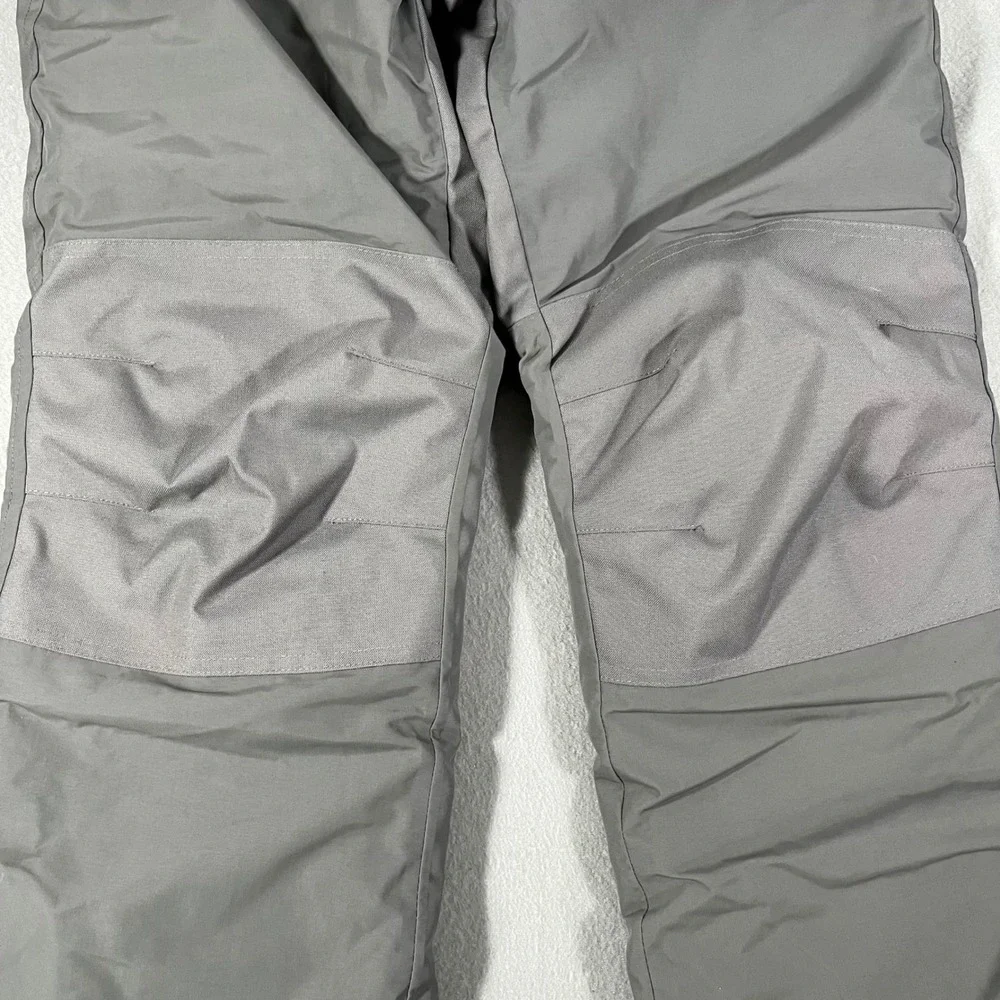 Lands End Kids squall Gray Grow A Long Ski Snow Pants sz 14 Waterproof Insulated